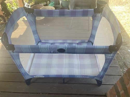 Blue plaid graco contour - plaid,