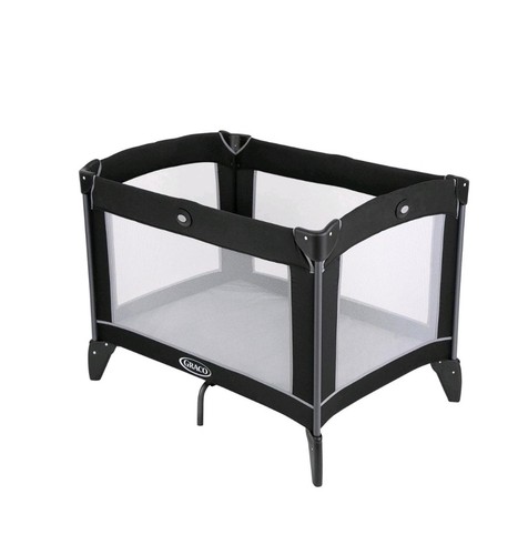 Grace compact travel cot - cot, black